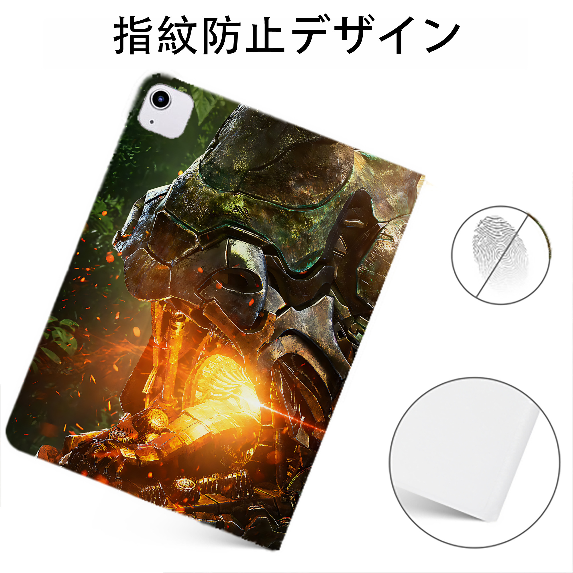 （画像用） Transformers トランスフォーマー IPadケース ペンホルダー付き ブックスタイルデザイン